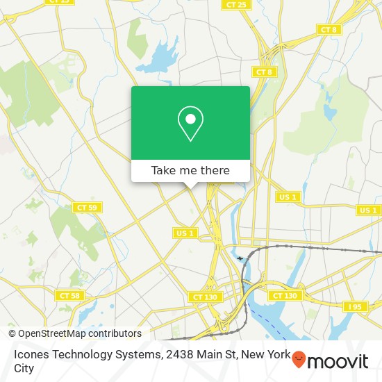 Mapa de Icones Technology Systems, 2438 Main St