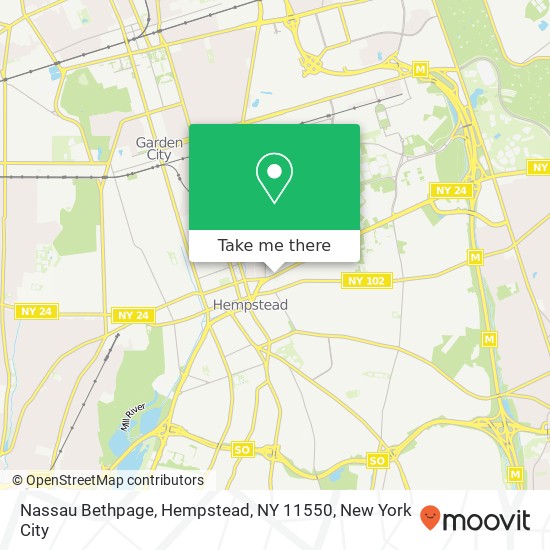 Nassau Bethpage, Hempstead, NY 11550 map