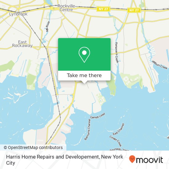 Harris Home Repairs and Developement map