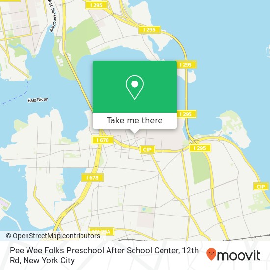 Pee Wee Folks Preschool After School Center, 12th Rd map