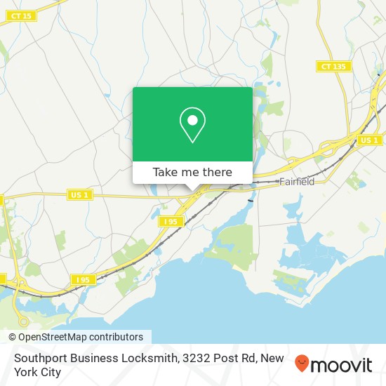 Mapa de Southport Business Locksmith, 3232 Post Rd