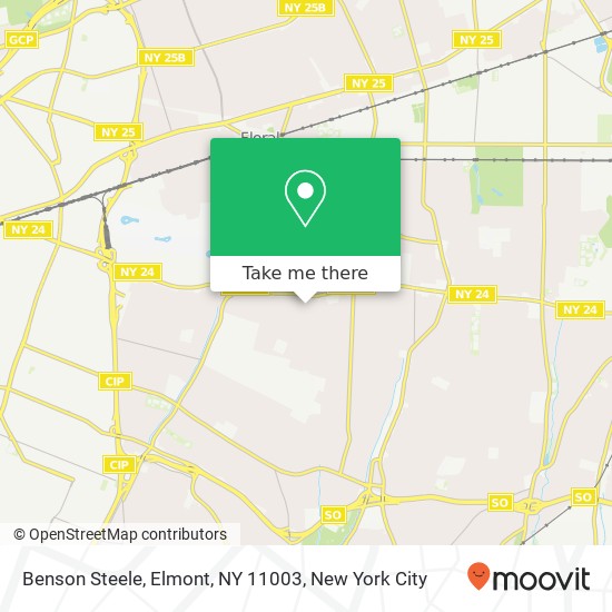 Mapa de Benson Steele, Elmont, NY 11003