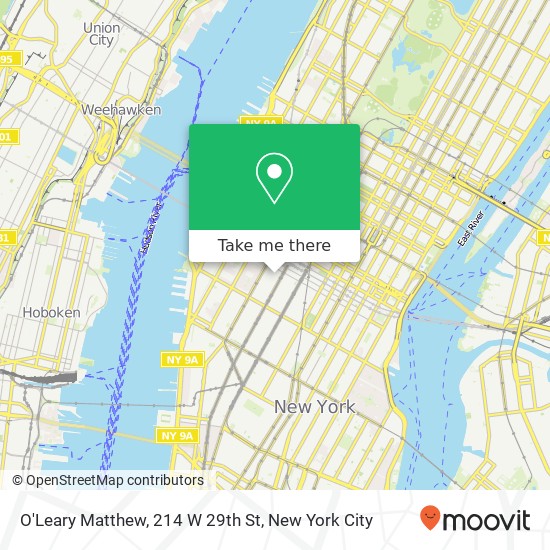 Mapa de O'Leary Matthew, 214 W 29th St
