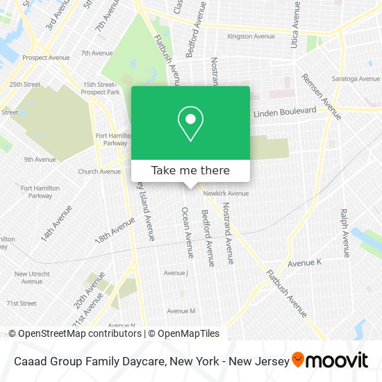 Caaad Group Family Daycare map