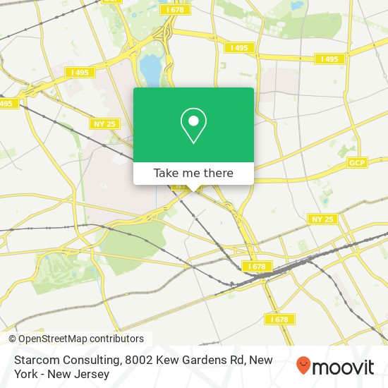 Starcom Consulting, 8002 Kew Gardens Rd map