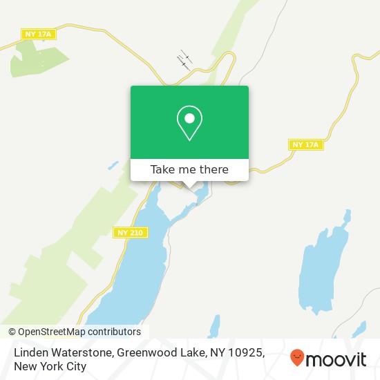 Mapa de Linden Waterstone, Greenwood Lake, NY 10925