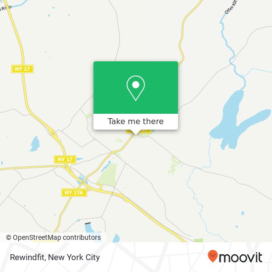 Rewindfit, Main St map