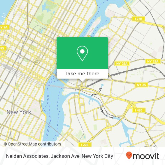 Mapa de Neidan Associates, Jackson Ave