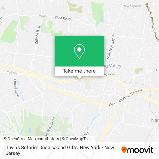 Tuvia's Seforim Judaica and Gifts map