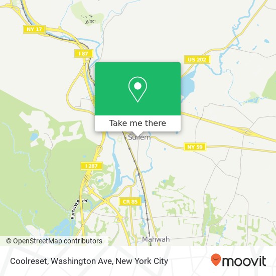 Mapa de Coolreset, Washington Ave
