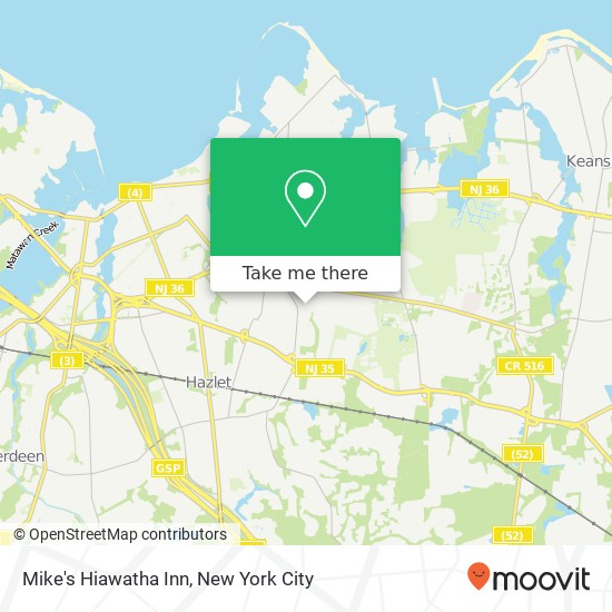 Mike's Hiawatha Inn map