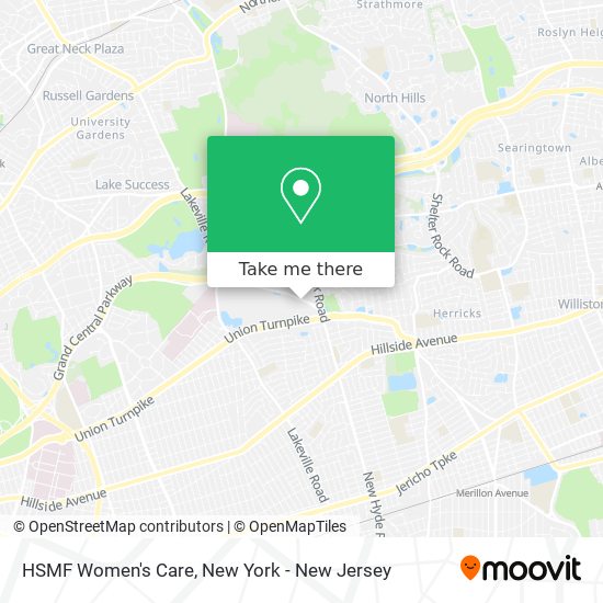 HSMF Women's Care map