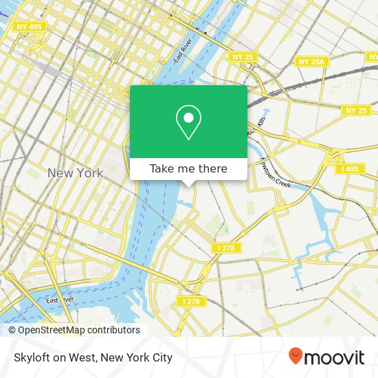 Mapa de Skyloft on West