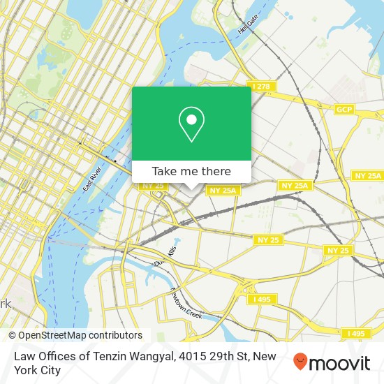 Mapa de Law Offices of Tenzin Wangyal, 4015 29th St