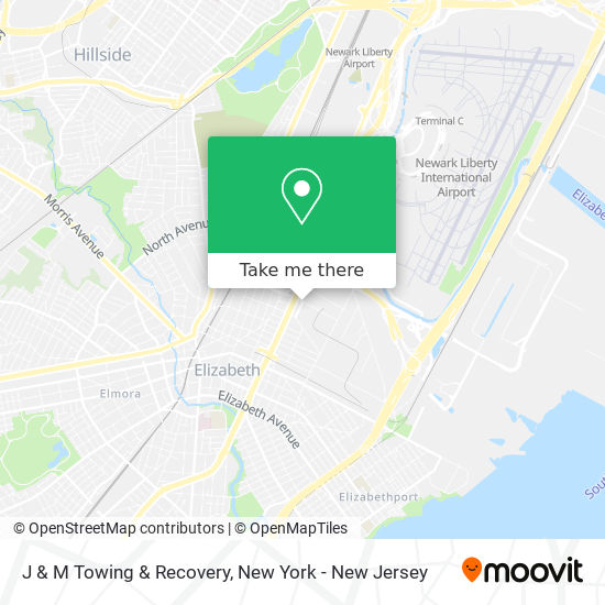 Mapa de J & M Towing & Recovery