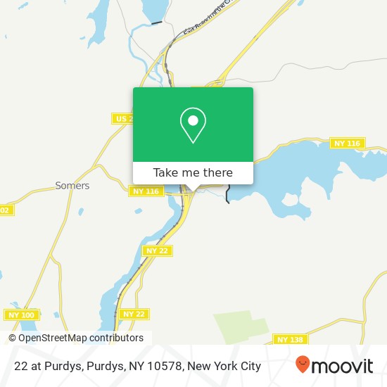 Mapa de 22 at Purdys, Purdys, NY 10578