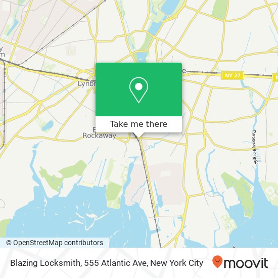 Blazing Locksmith, 555 Atlantic Ave map