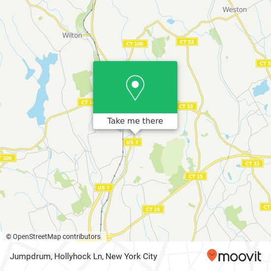 Jumpdrum, Hollyhock Ln map