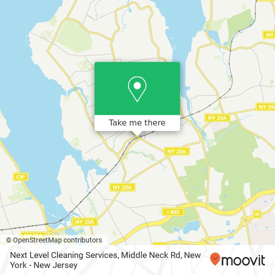 Mapa de Next Level Cleaning Services, Middle Neck Rd