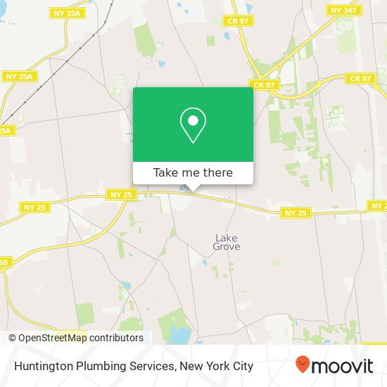 Huntington Plumbing Services map