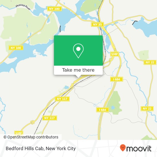 Mapa de Bedford Hills Cab