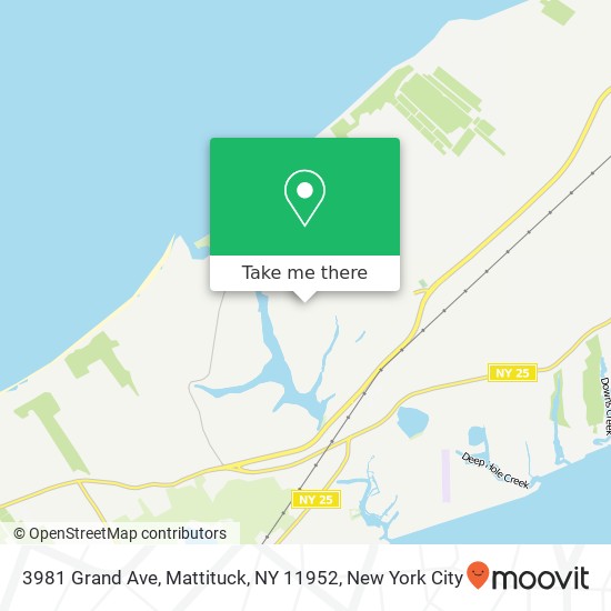 Mapa de 3981 Grand Ave, Mattituck, NY 11952