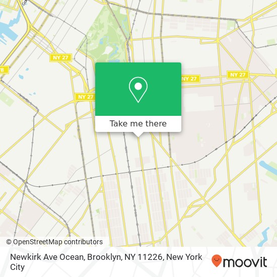 Newkirk Ave Ocean, Brooklyn, NY 11226 map