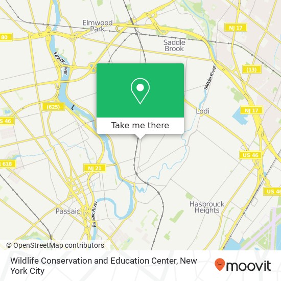 Mapa de Wildlife Conservation and Education Center