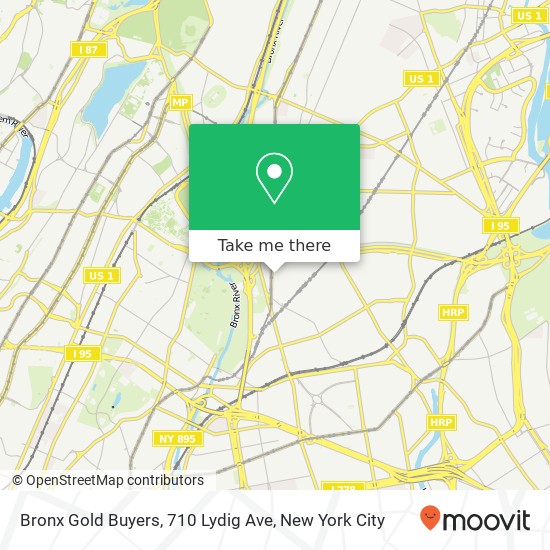 Bronx Gold Buyers, 710 Lydig Ave map