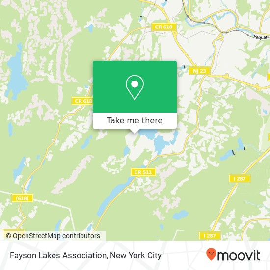 Mapa de Fayson Lakes Association, Dogwood Trl