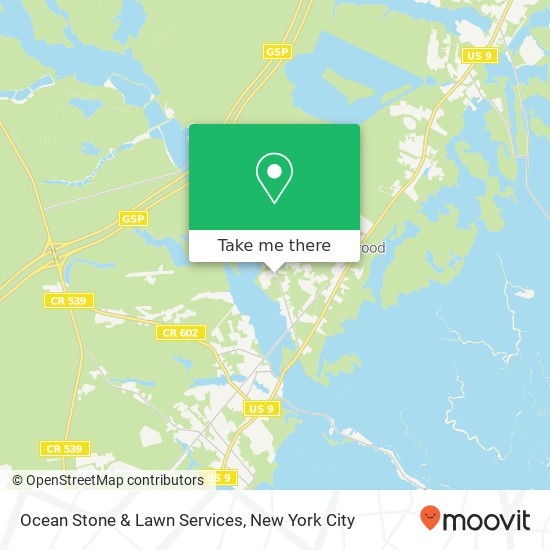 Mapa de Ocean Stone & Lawn Services, 205 Forge Rd