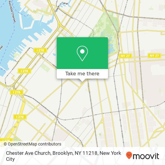 Chester Ave Church, Brooklyn, NY 11218 map