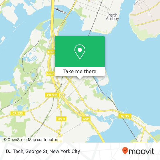 Mapa de DJ Tech, George St