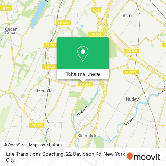 Mapa de Life Transitions Coaching, 22 Davidson Rd