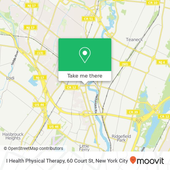 Mapa de I Health Physical Therapy, 60 Court St