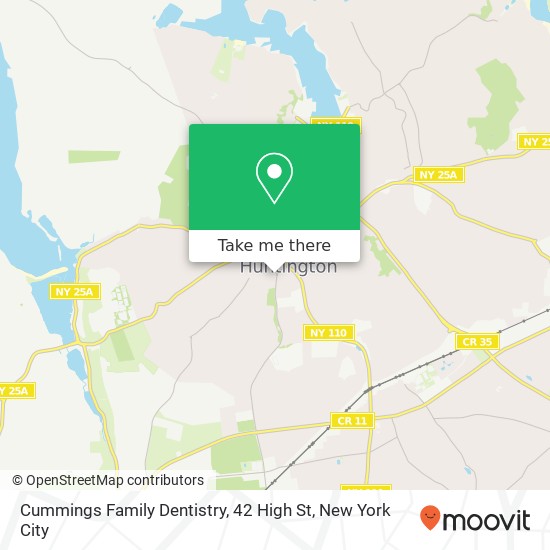 Cummings Family Dentistry, 42 High St map