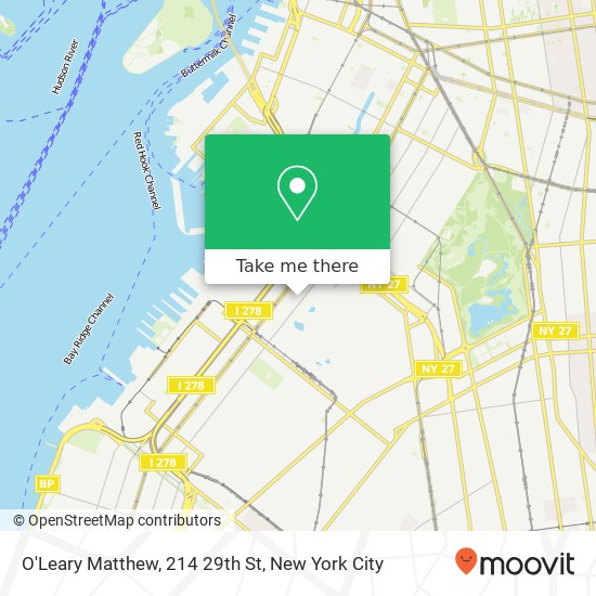 Mapa de O'Leary Matthew, 214 29th St