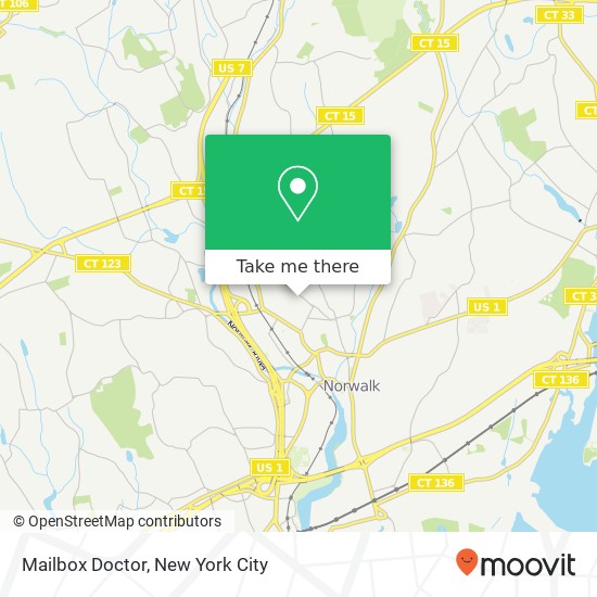 Mapa de Mailbox Doctor