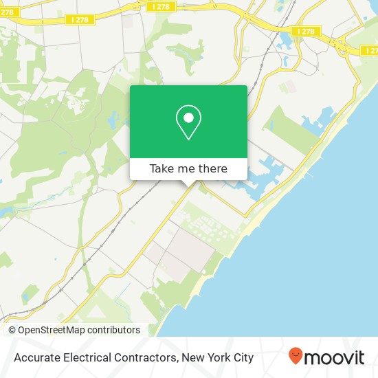 Accurate Electrical Contractors map