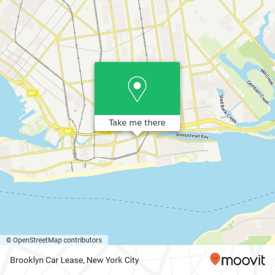 Brooklyn Car Lease map