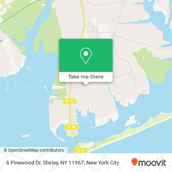 6 Pinewood Dr, Shirley, NY 11967 map