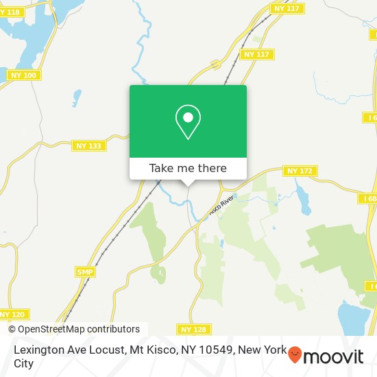 Mapa de Lexington Ave Locust, Mt Kisco, NY 10549