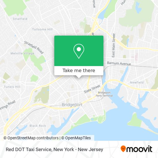 Red DOT Taxi Service map