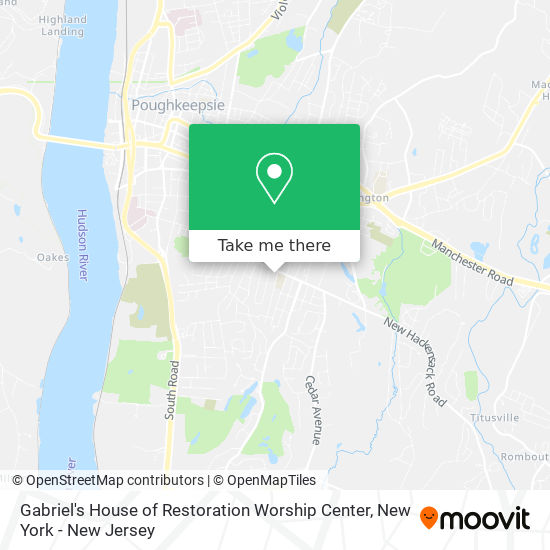 Gabriel's House of Restoration Worship Center map