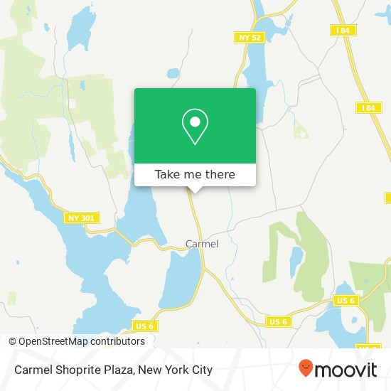 Carmel Shoprite Plaza map