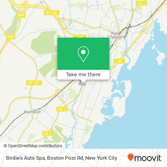 Mapa de Birdie's Auto Spa, Boston Post Rd