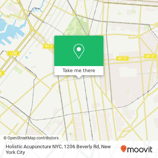 Holistic Acupuncture NYC, 1206 Beverly Rd map