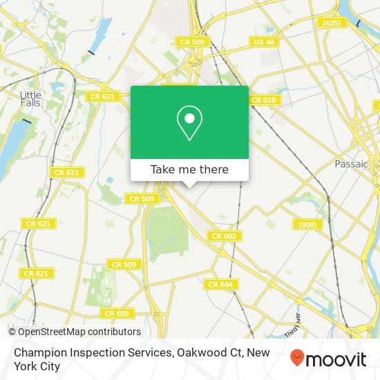 Champion Inspection Services, Oakwood Ct map