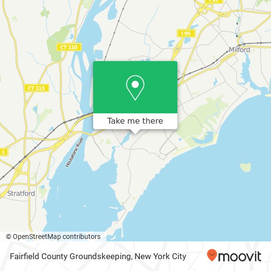 Fairfield County Groundskeeping, Fairfield St map