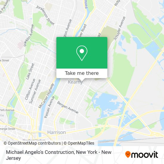 Michael Angelo's Construction map